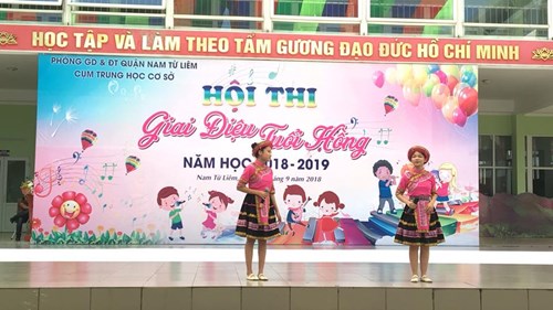 THCS Nam Từ Liêm đăng cai tổ chức hội thi “Giai điệu tuổi hồng”
cấp cụm THCS quận Nam Từ Liêm năm học 2018-2019
